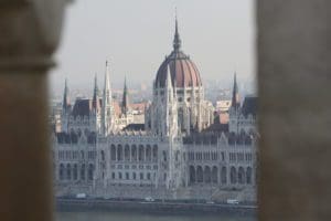 Budapest,,Hungary.,February,15,,2018.,A,View,Of,The,Hungarian