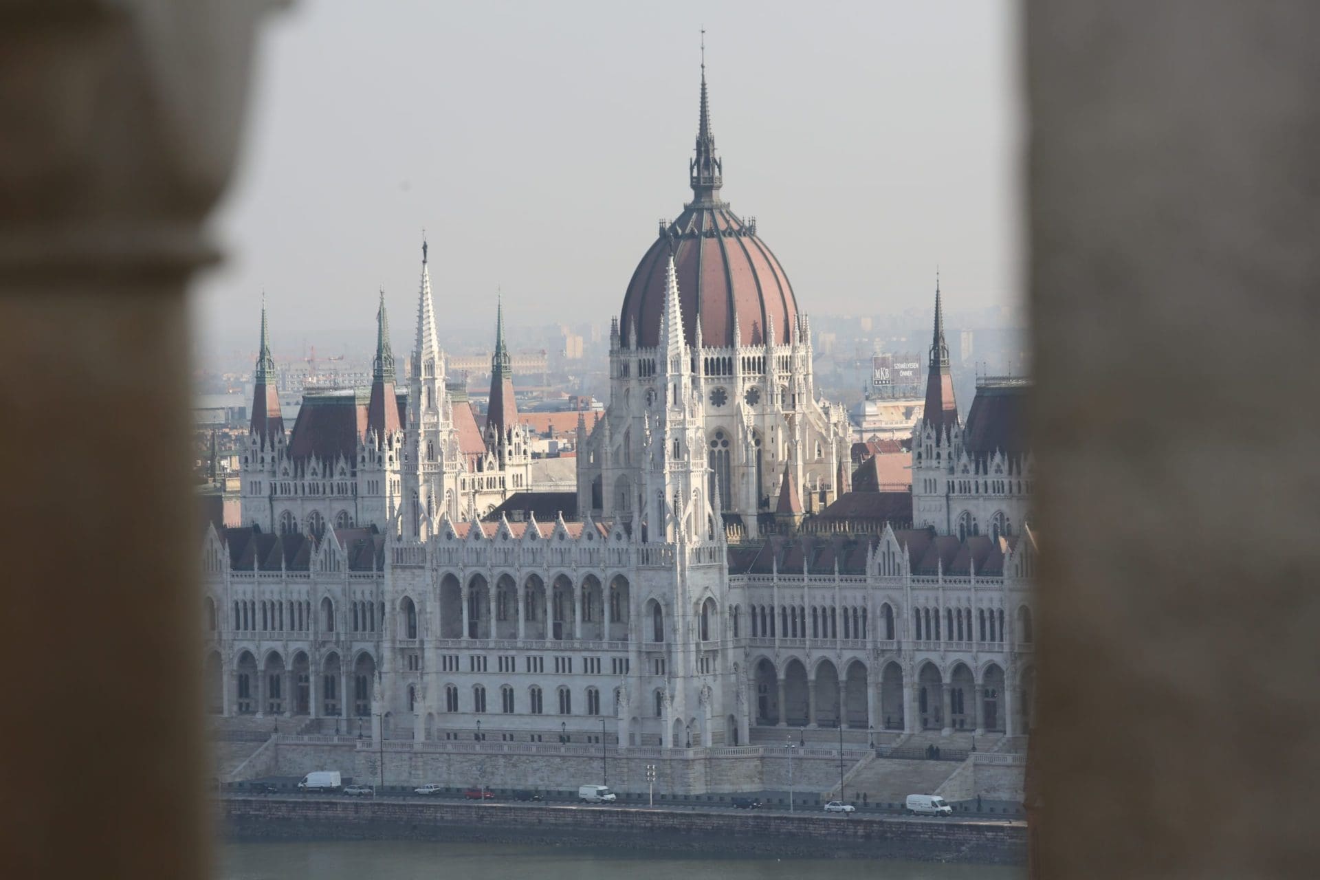 Budapest,,Hungary.,February,15,,2018.,A,View,Of,The,Hungarian