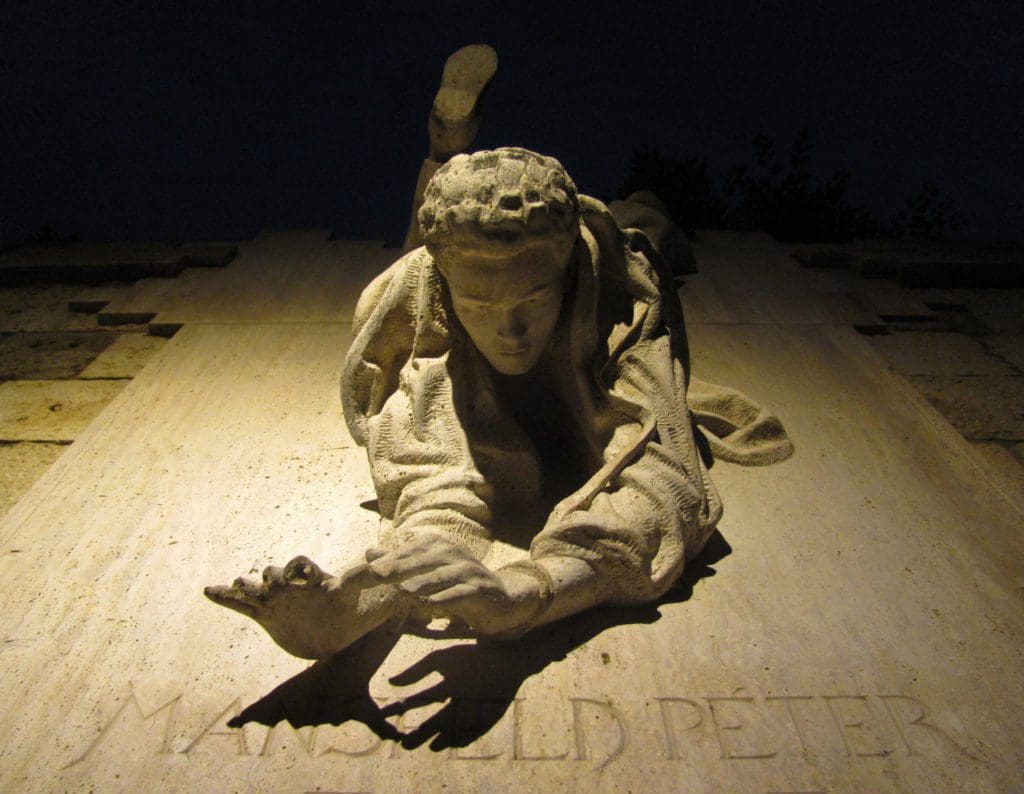Statue,Of,Peter,Mansfeld,At,Night,,Castle,Hill,,Buda,,Old