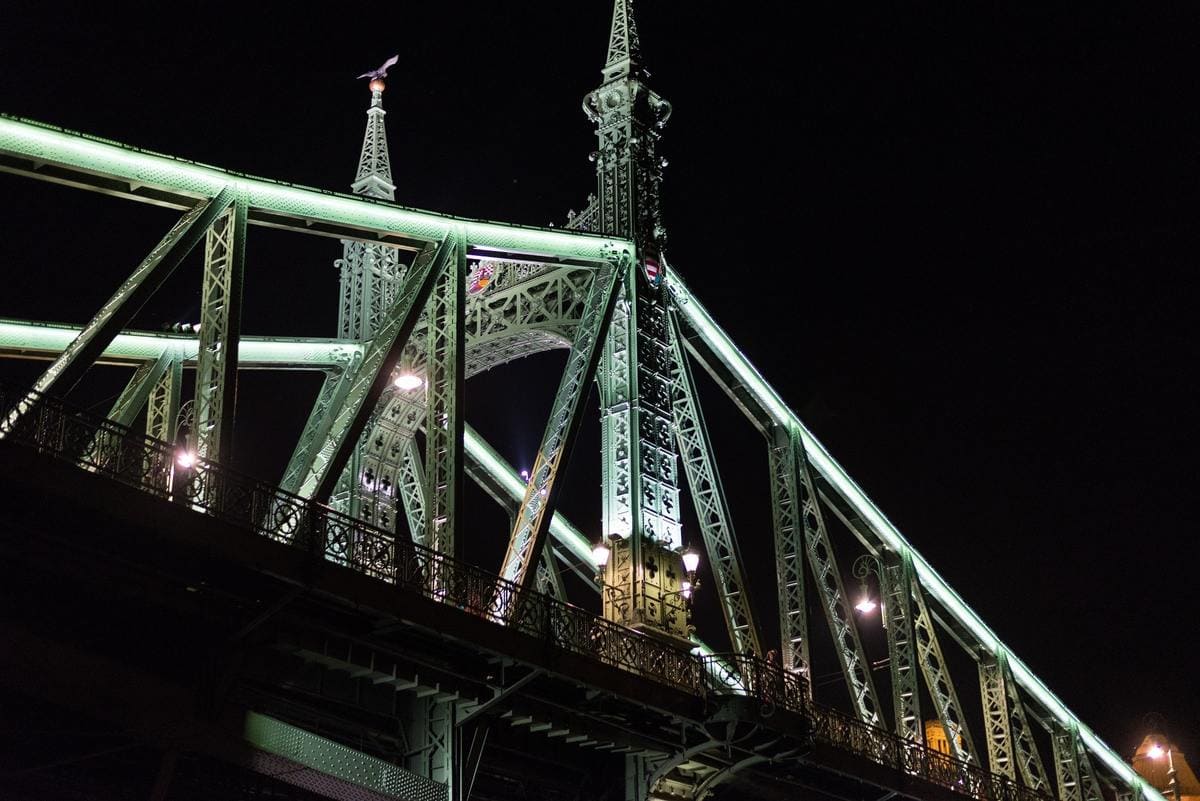 Ferenc József Bridge That Collapsed into the Danube