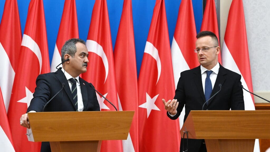 Hungarian Foreign Minister Strongly Condemns Hanging of Erdogan Effigy