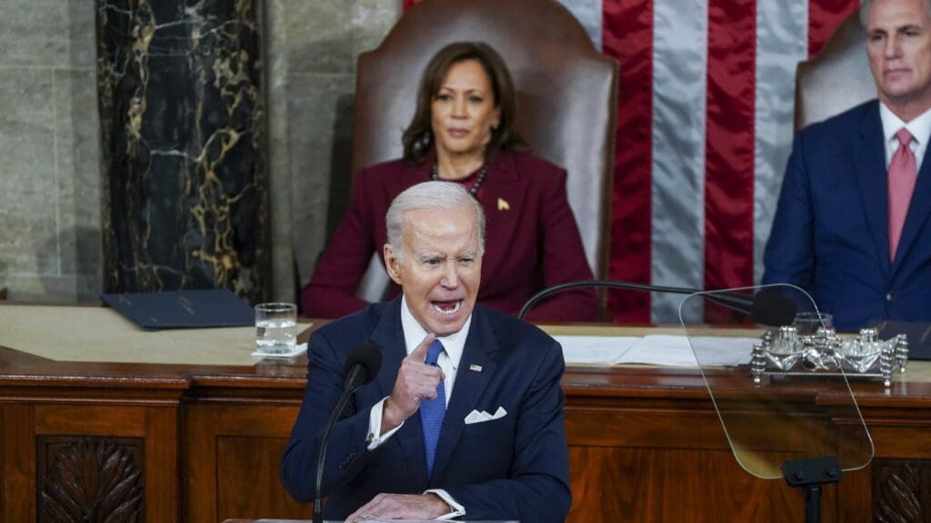 President Biden Draws Jeers During State of the Union Speech, Even From His Own Party