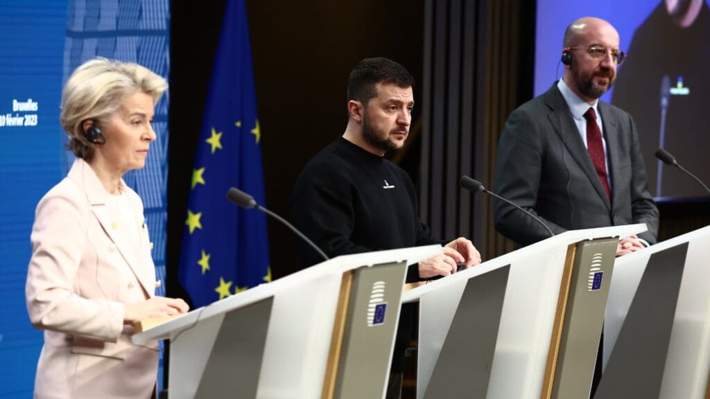 Zelenskyy Makes Historic Appearance at EU Council