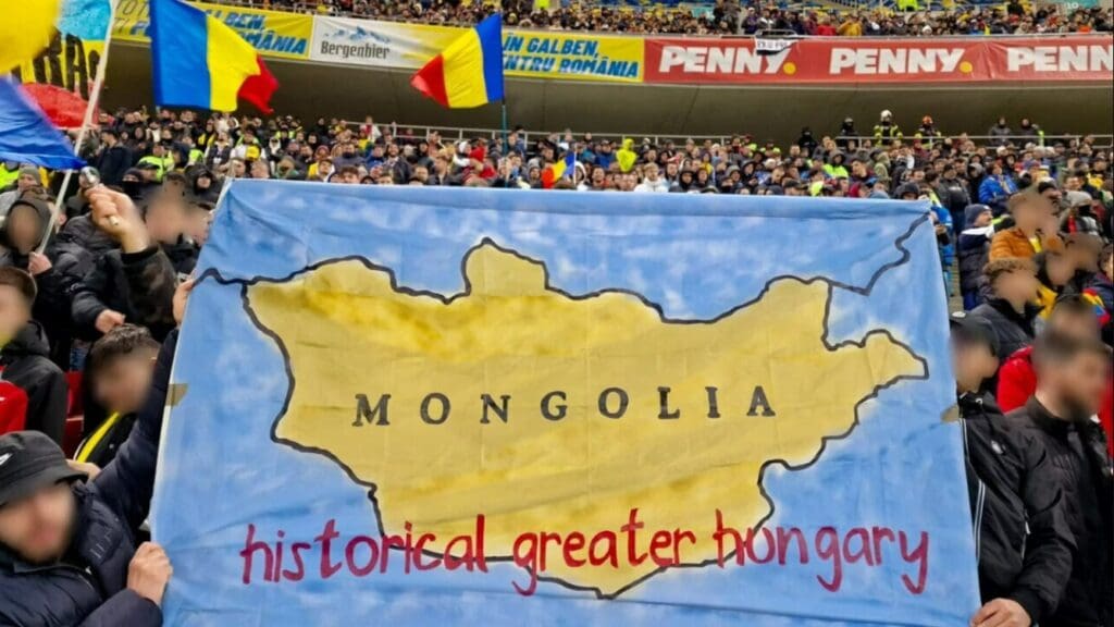 Romanian Football Fans Demean Hungarians Again, Mock Greater Hungary Map