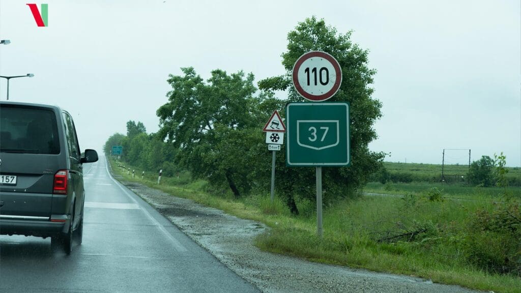 Viktor Orbán Boasts Road Construction by Driving Along New Stretch with Local MP