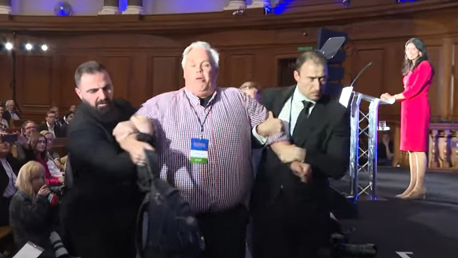 Conservative Conference in the UK Interrupted by Environmentalist Radicals