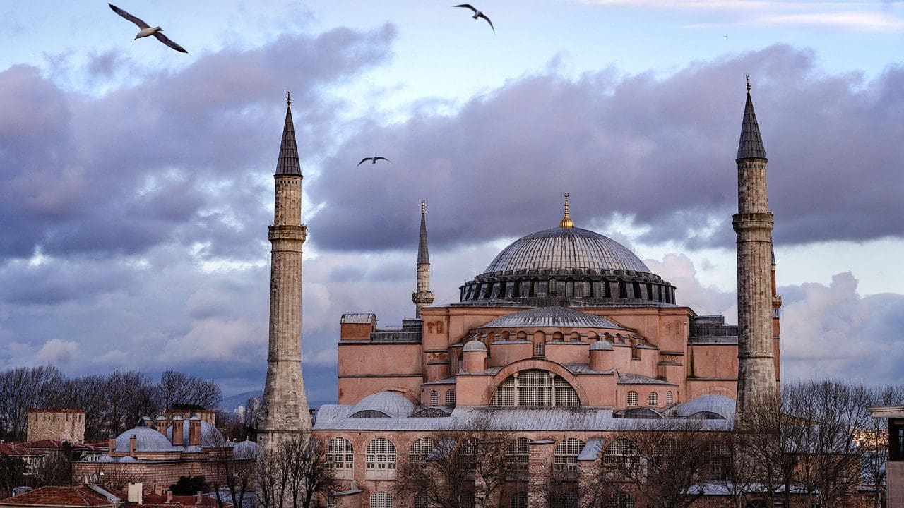 Hagia Sophia in Istanbul.