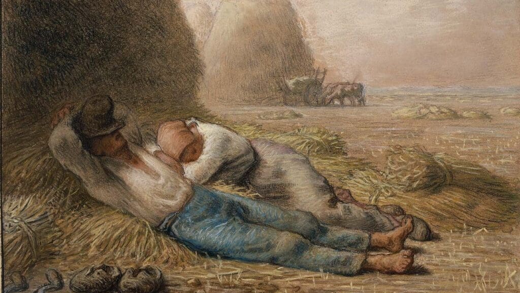 Jean-François Millet: Noonday Rest (1866)