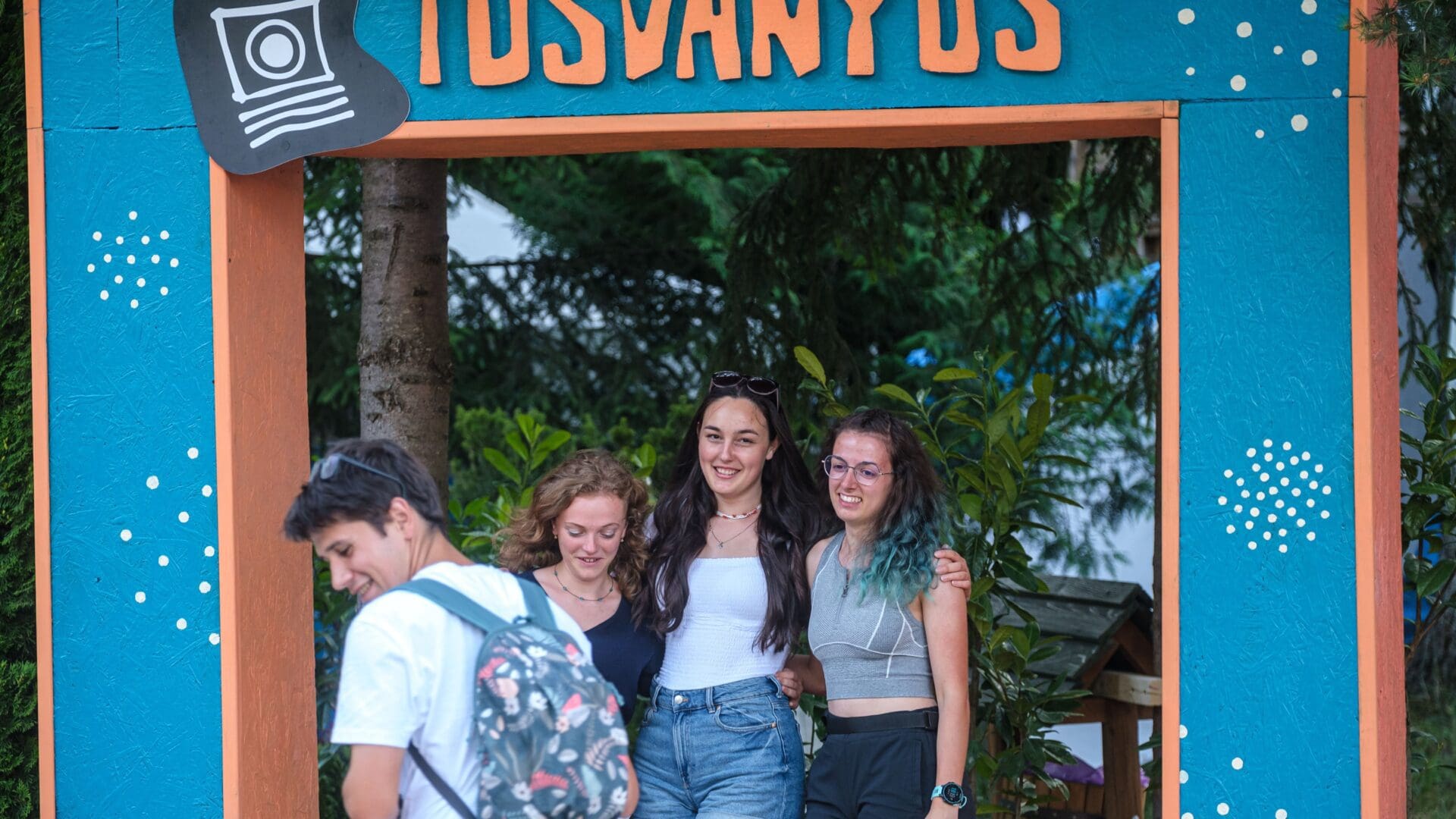 Youth at the 32nd Tusványos Summer Festival on 18 July 2023.