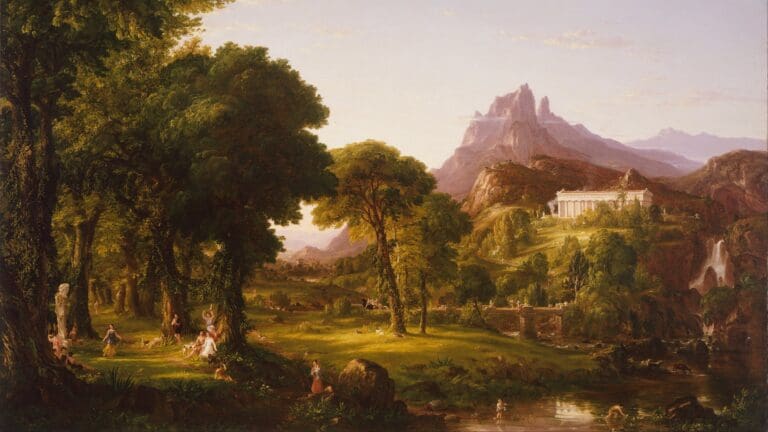 Dream of Arcadia by Thomas Cole (ca. 1838).
