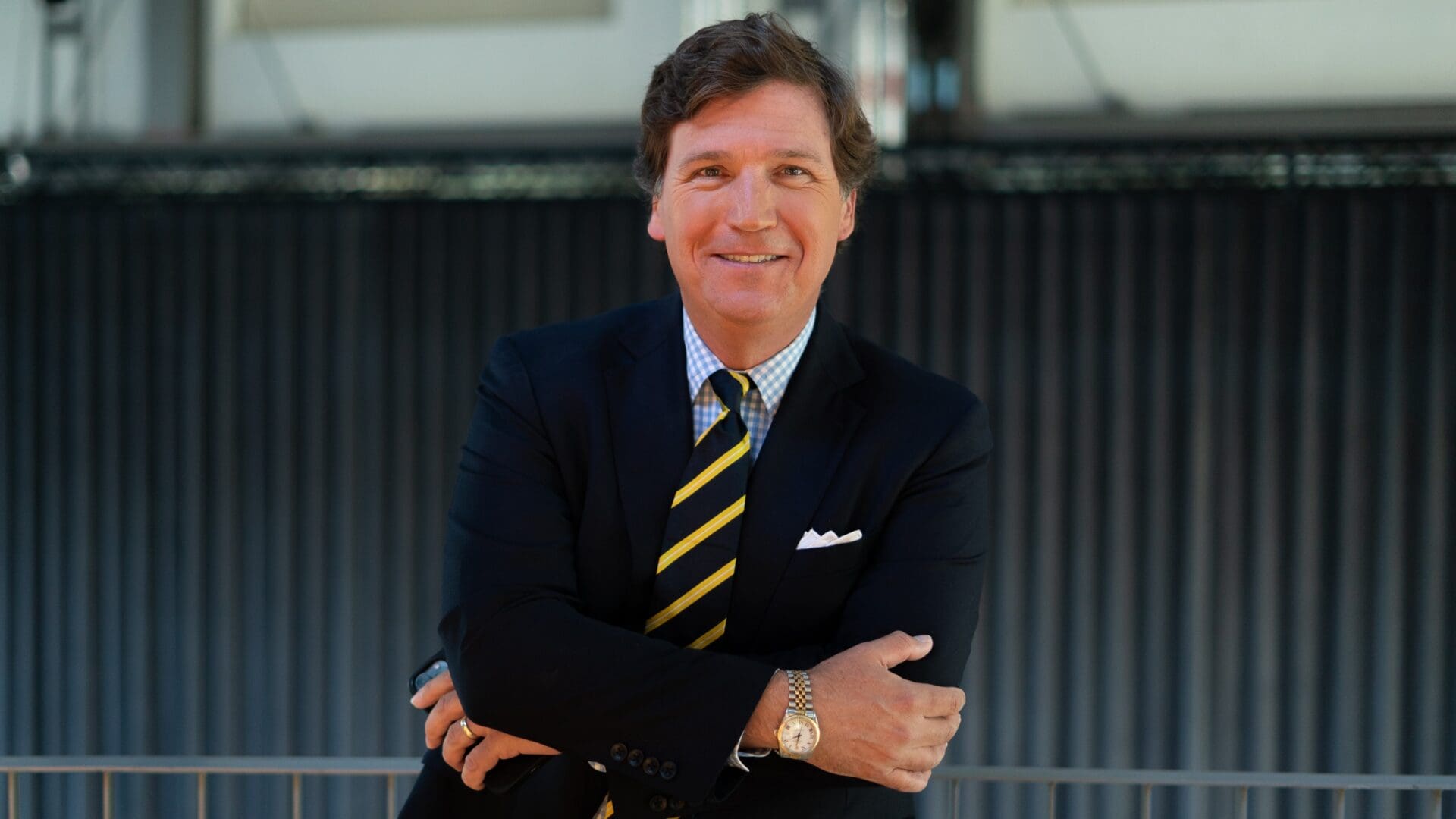 Tucker Carlson in August 2023 in Budapest, Hungary.
