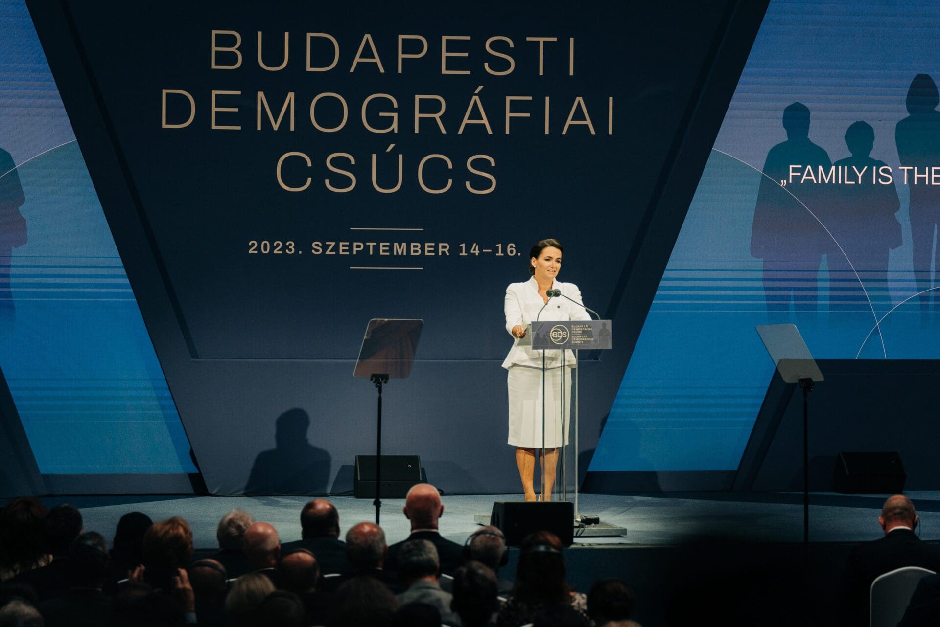 Katalin Novak at 2023 Demographic Summit
