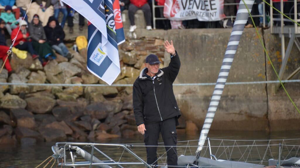 Nandor Fa au départ du Vendée Globe 2016-2017