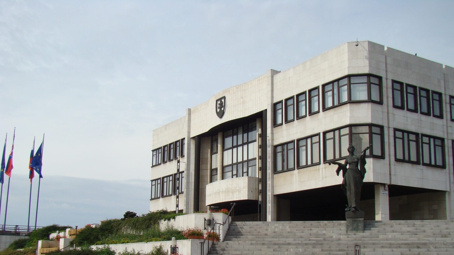 The building of the Slovak National Council.