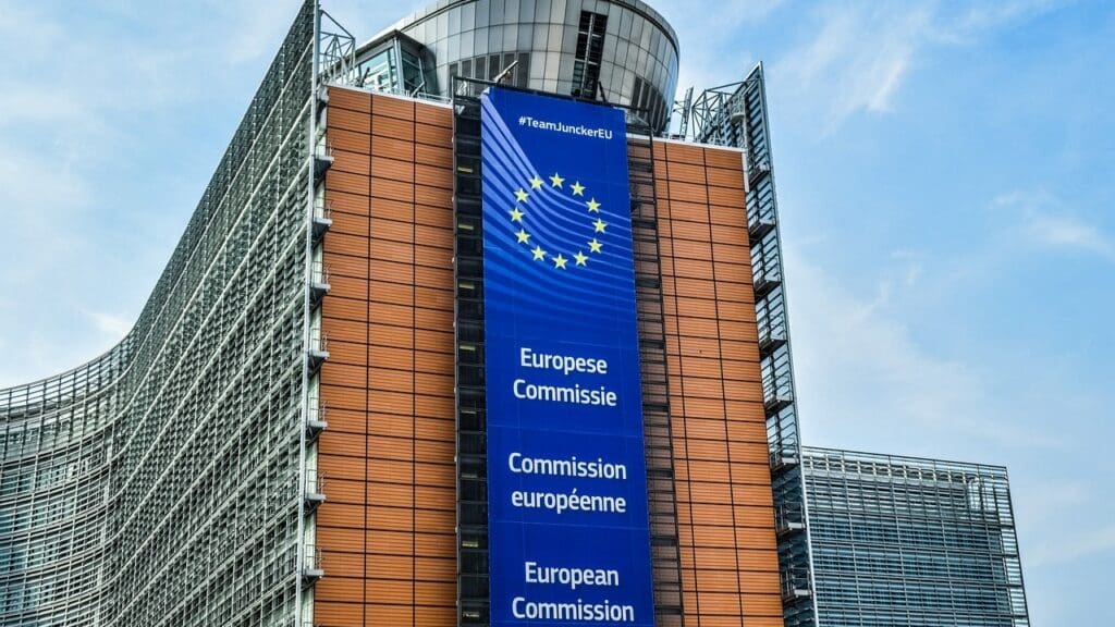 The building of the European Commission in Brussels, Belgium.