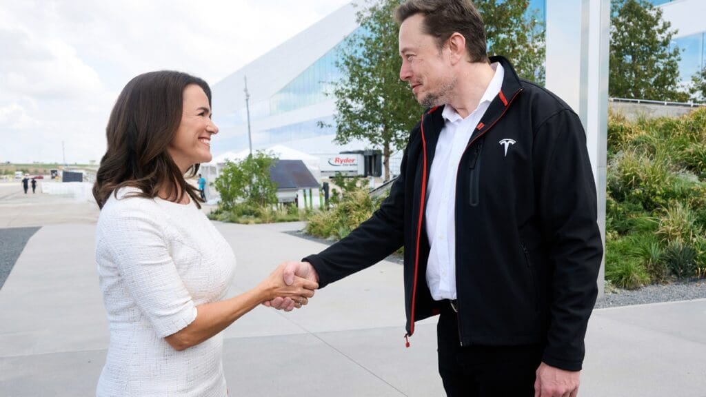 Katalin Novák Holds Talks with Tesla Founder Elon Musk 
