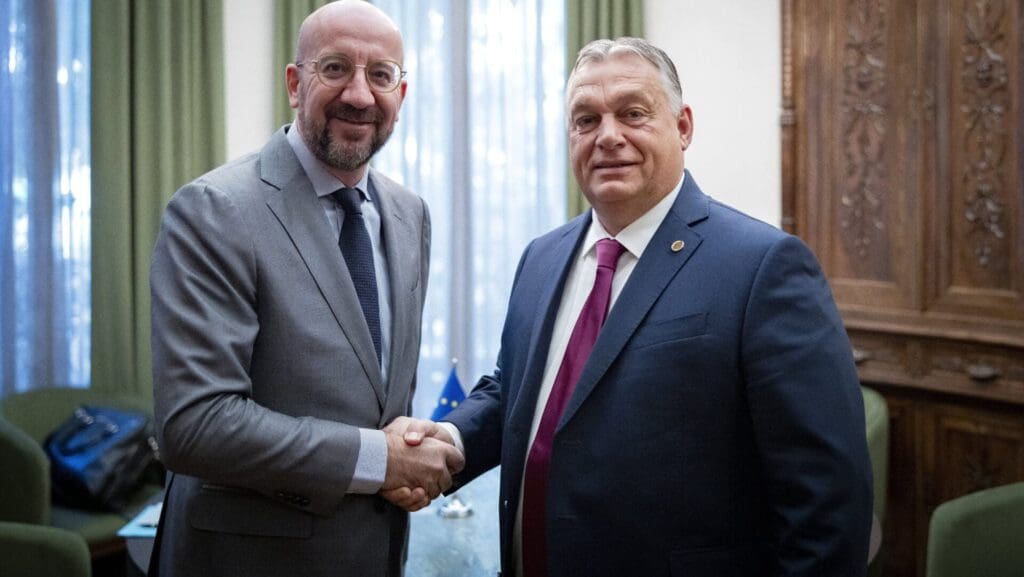 Viktor Orbán Holds Bilateral Talks with Charles Michel Ahead of EPC Summit