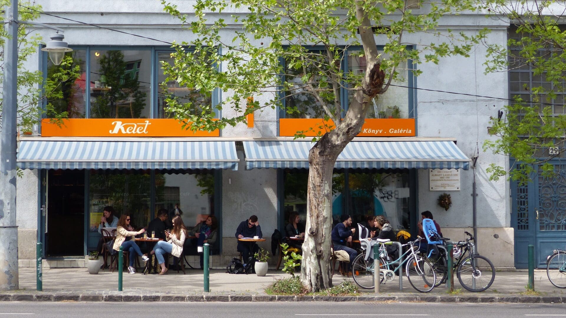 The Kelet Café in Budapest.