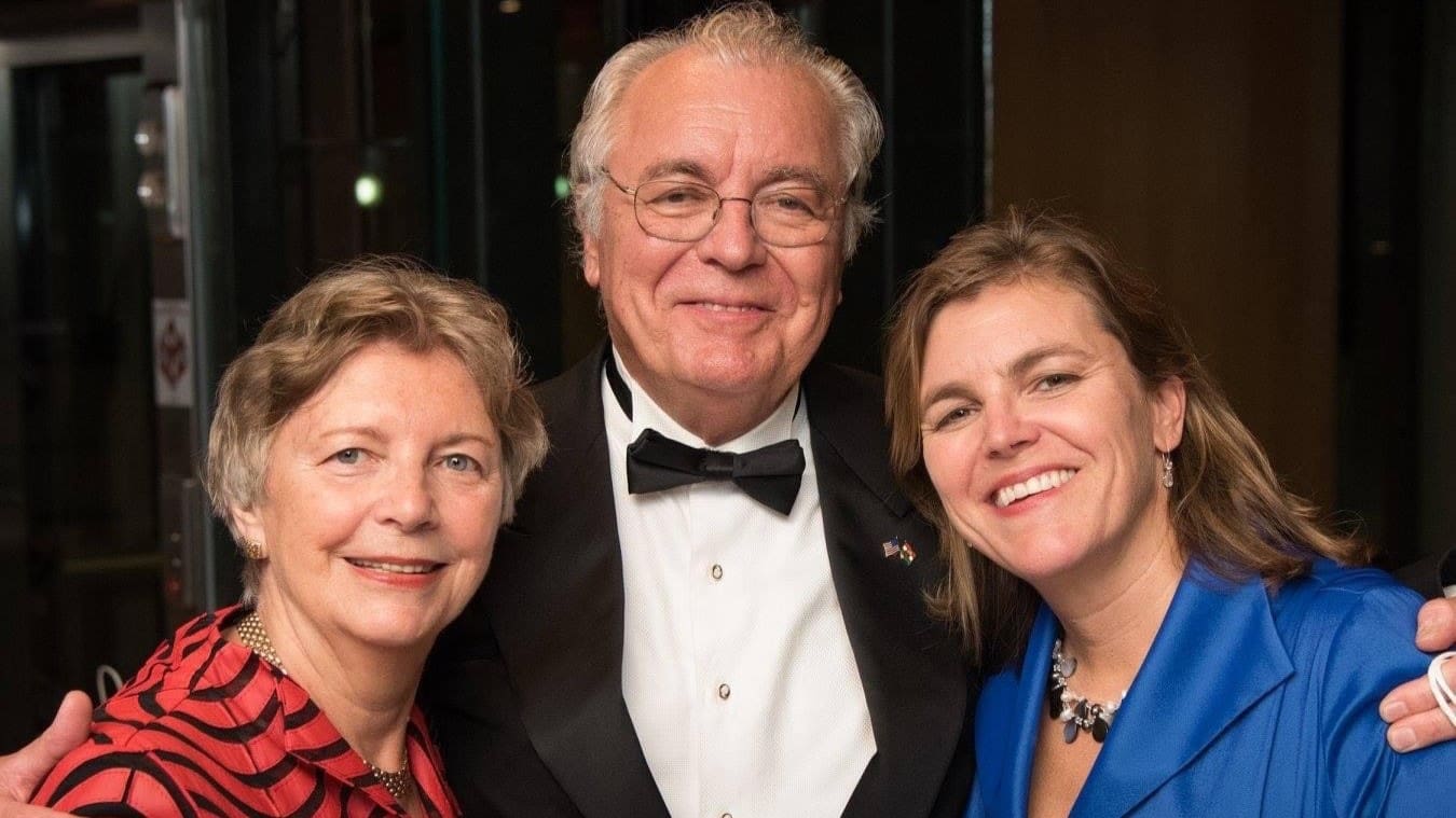 Andrea Lauer Rice with her parents, Edith K. Lauer and the late John N. Lauer.