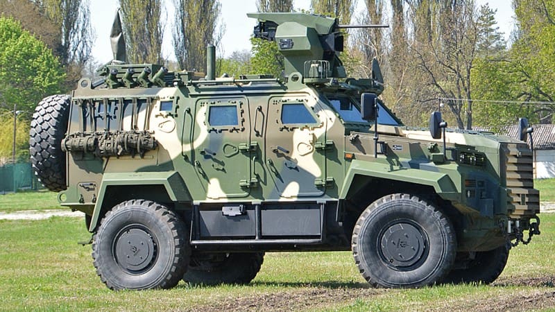 A Gidrán armoured combat vehicle of the Hungarian Defence Forces.