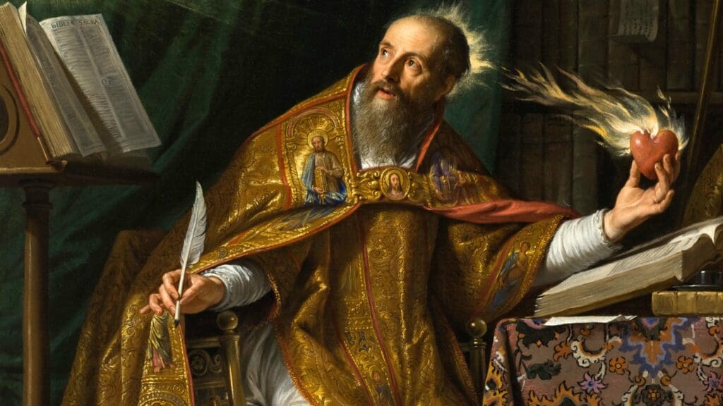 Saint Augustine by Philippe de Champaigne (ca. 1645–ca.1650) (excerpt)