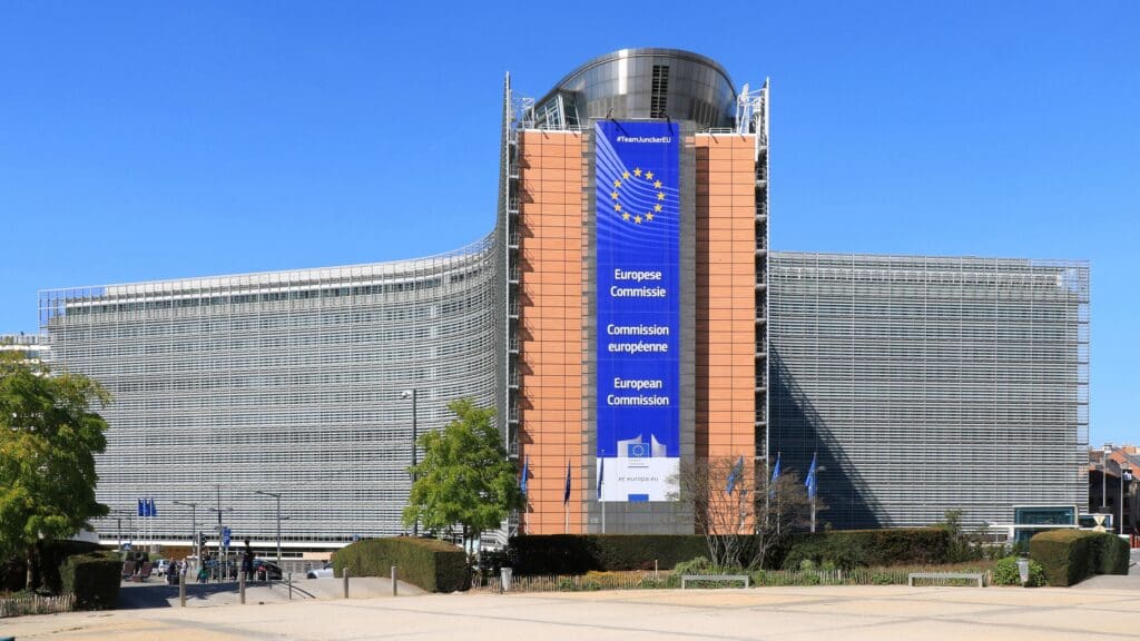 The building of the European Commission in Brussels, Belgium.