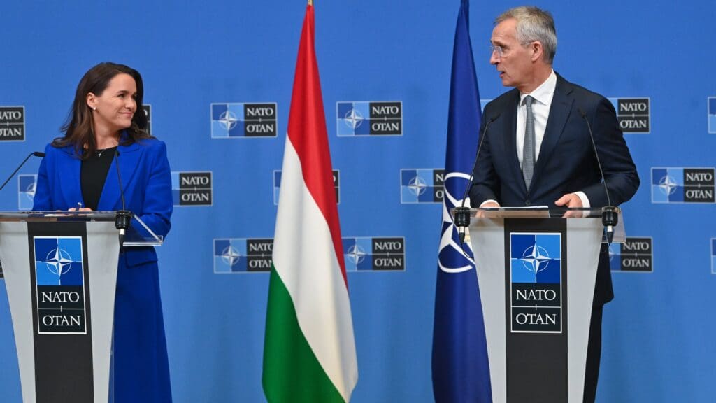 Hungary a Committed NATO Ally, President Novák Declares in Meeting with NATO Sec Gen