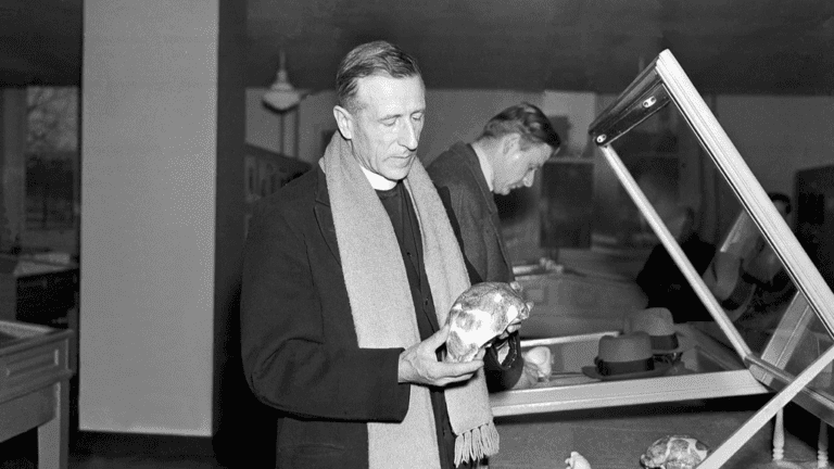 Pierre Teilhard de Chardin in the 1950s.