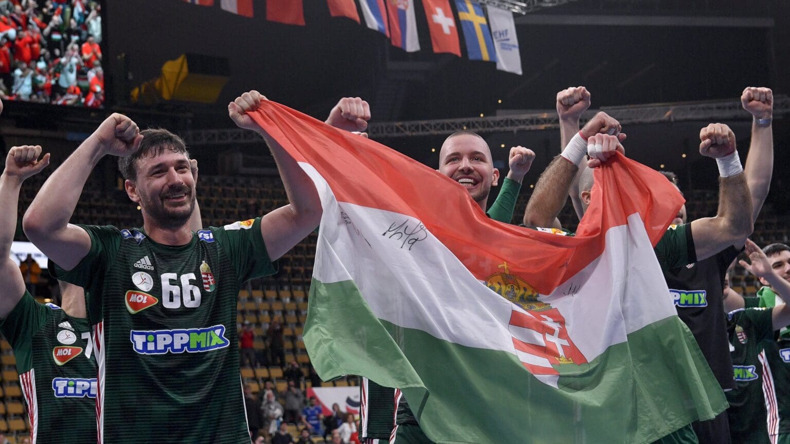 Hungarian Handball Team Advances Undefeated to Semi-finals at Olympic Qualification Tournament