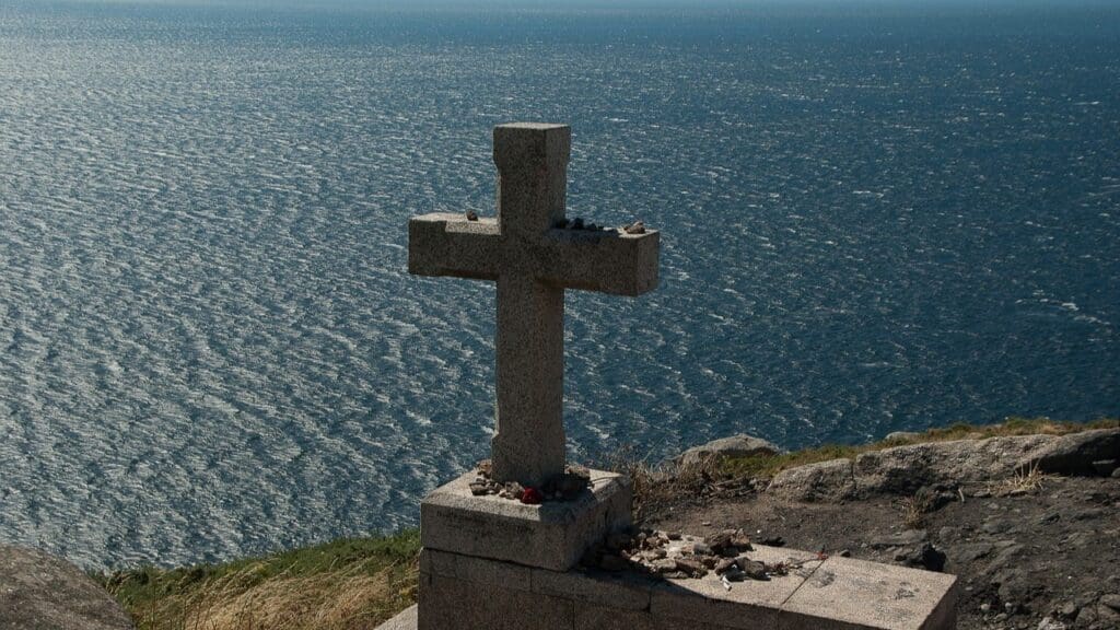 Cross at Cape Finisterre, Galicia, Spain