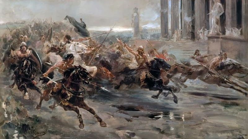 Invasion of the Barbarians by Ulpiano Checa (1887)