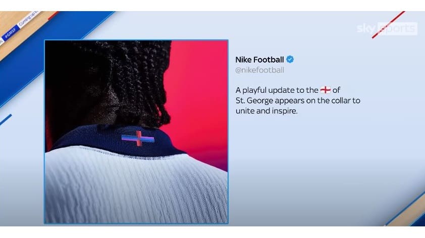 Nike’s ‘Woke’ England Flag on National Team Jersey Causes Controversy in UK