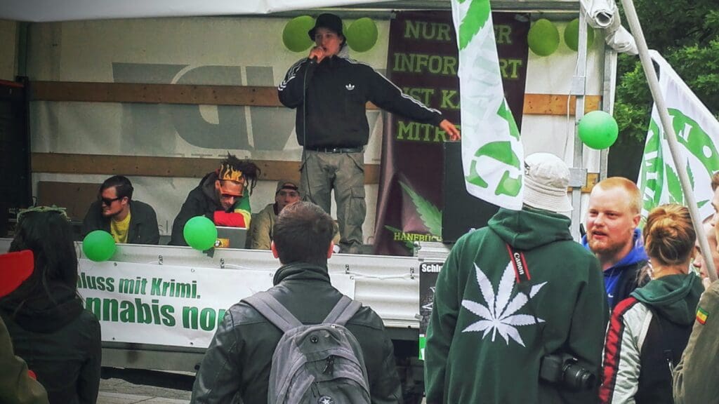 Global Marijuana March, Düsseldorf, Germany, 2016