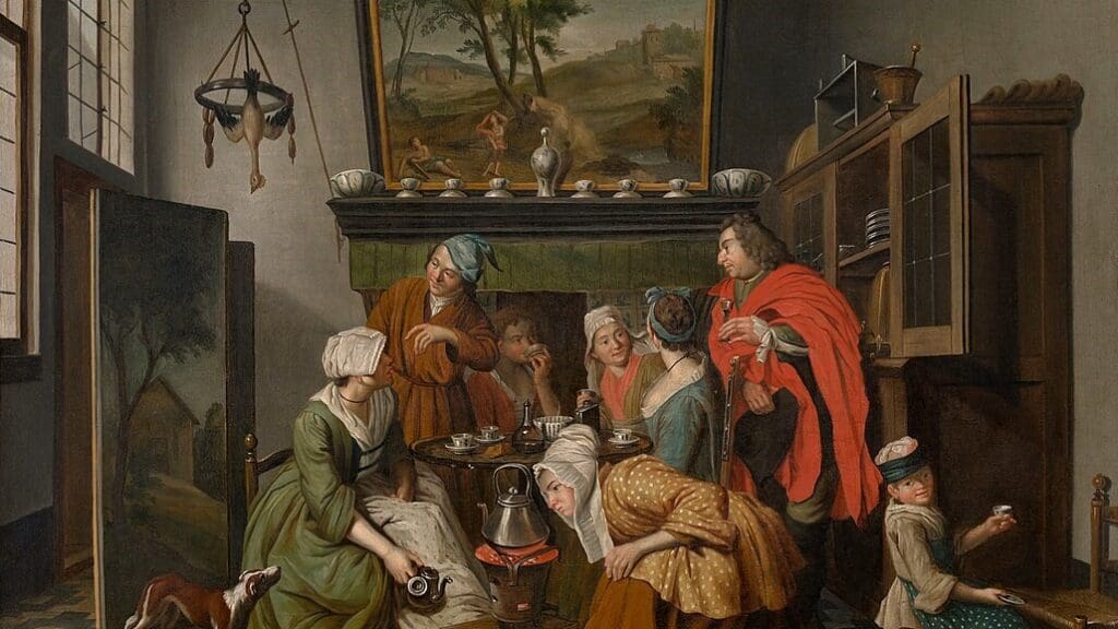 Tea Time by Jan Josef Horemans II (18th century)