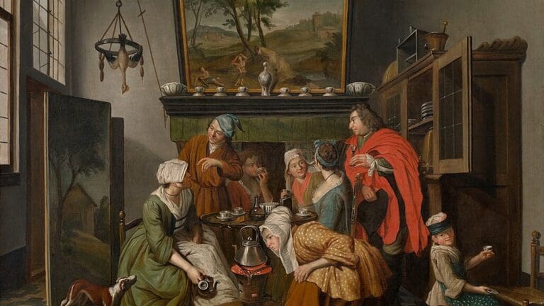 Tea Time by Jan Josef Horemans II (18th century)