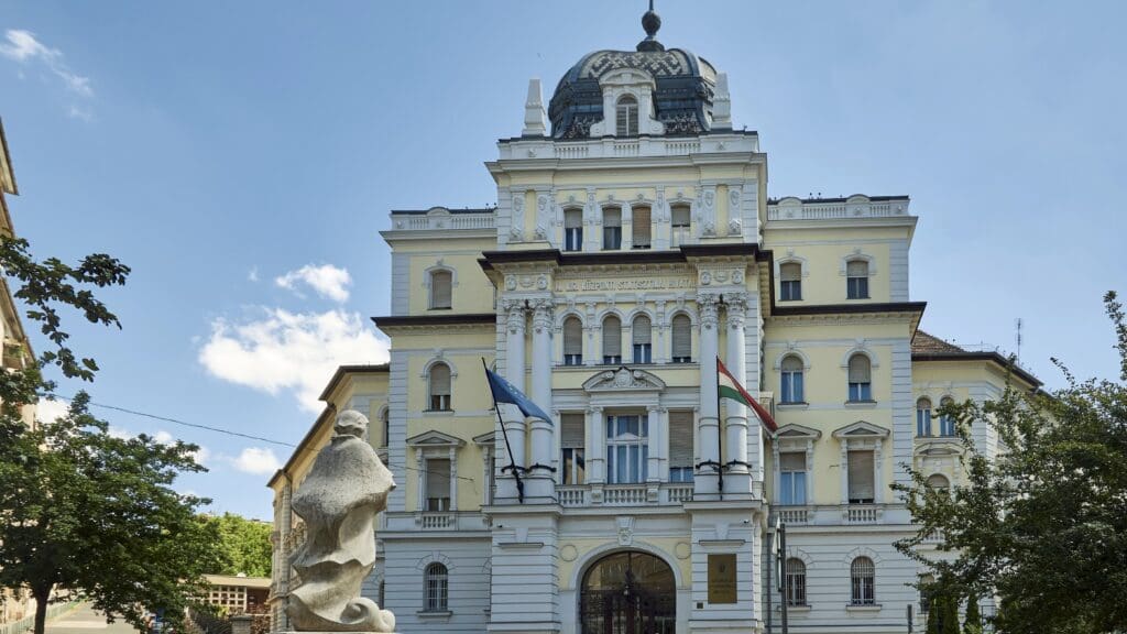 The building of the Hungarian Central Statistical Office in Budapest