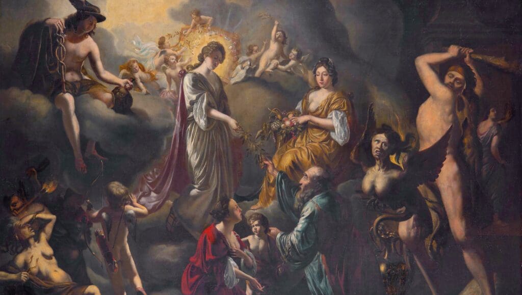 Matthijs Naiveu, Allegory of Peace and Prosperity (1688). Museum De Lakenhal, Leiden, The Netherlands