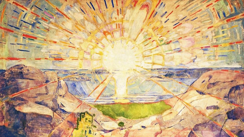 The Sun by Edvard Munch (1911)