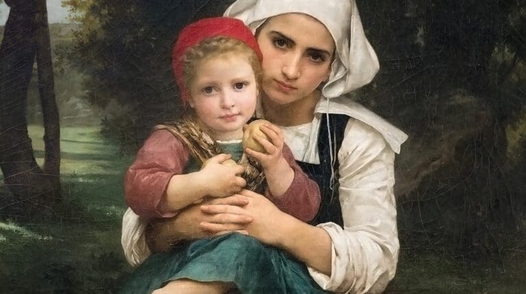 William-Adolphe Bouguereau, Breton Brother and Sister (1871). Metropolitan Museum of Art, New York, USA