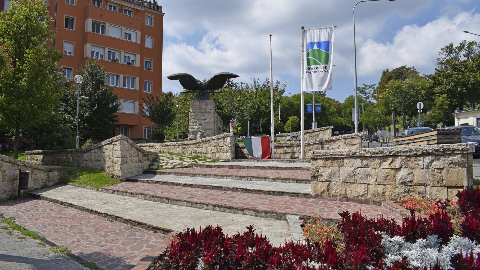 The turul monument in Budapest's 12th district
