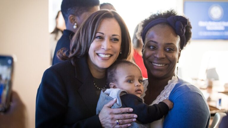 For Someone in the Lead, Kamala Harris Copies Trump a Lot