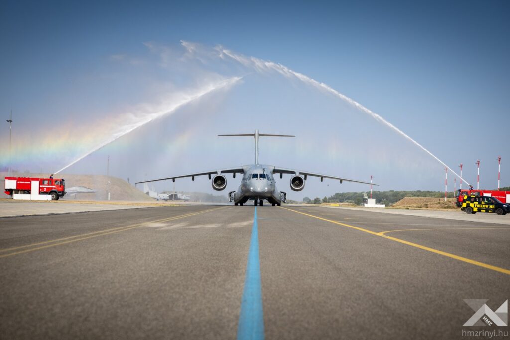 Arrival of Hungary’s First KC-390 Marks New Era for Defence Forces