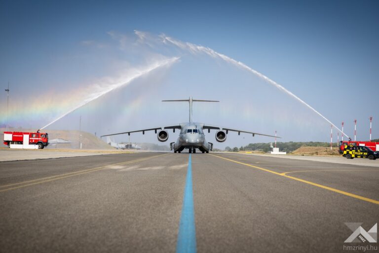 Arrival of Hungary’s First KC-390 Marks New Era for Defence Forces