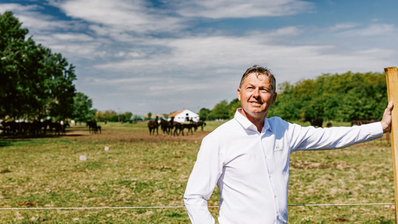 Sándor Boros, manager of the Mátai Stud Farm in Hortobágy