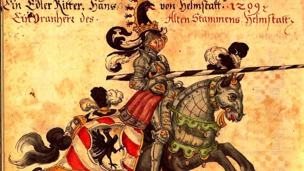 Illustration from Codex Rossianus 711, a 1615 manuscript copy of the Thurnierbuch