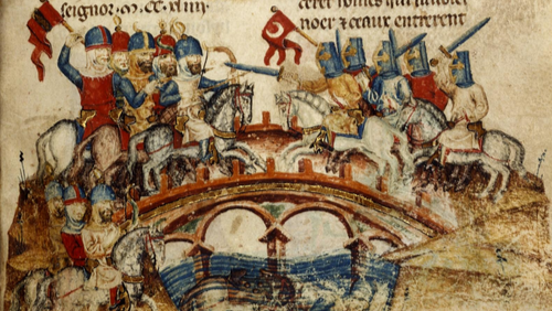 Battle of Mohi 1241 between Hungarians and Mongols