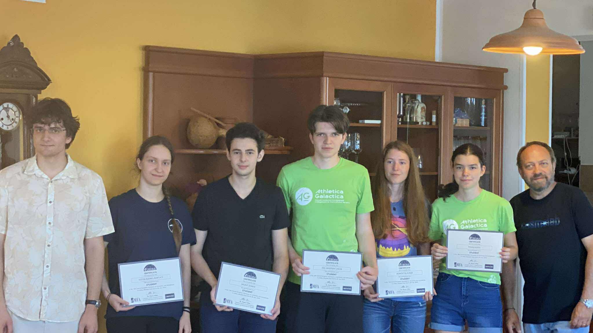Hungarian Students Sweep Medals at Regional Astronomy Olympiad in Slovenia
