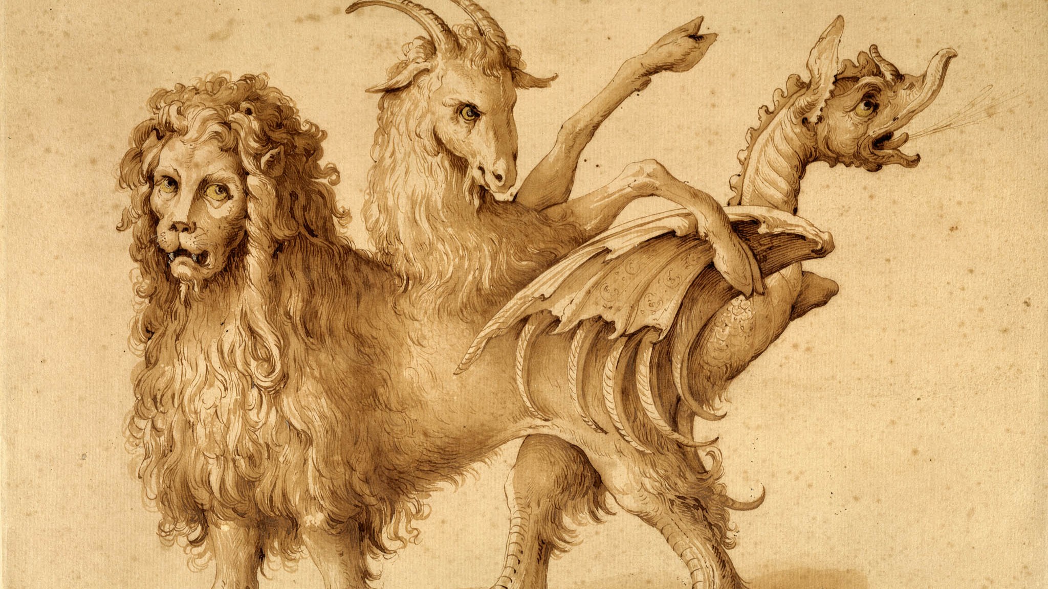Jacopo Ligozzi, A Chimera (between 1590 and 1610). Museo del Prado, Madrid, Spain