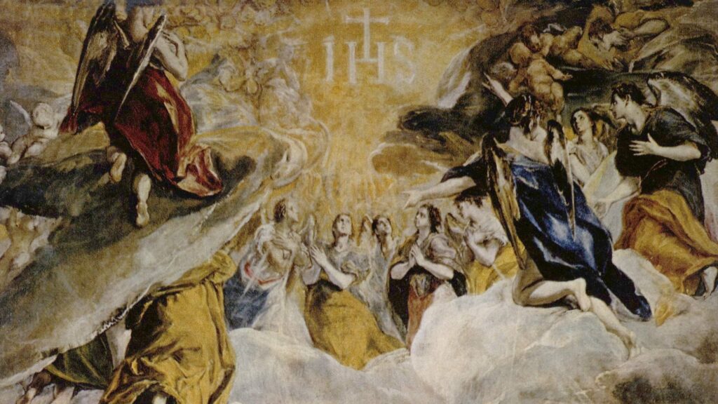 El Greco – The Adoration of the Name of Jesus (1578–79)