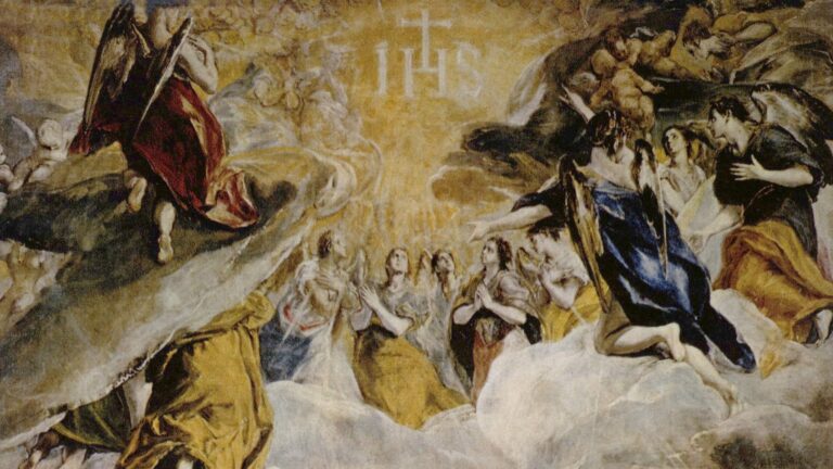 El Greco – The Adoration of the Name of Jesus (1578–79)